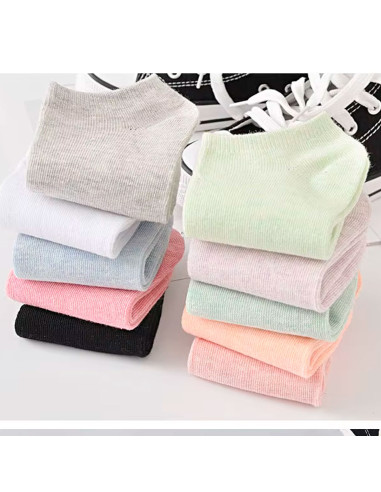 Calcetas Tobilleras para Dama Pastel al Mayoreo | LHESH