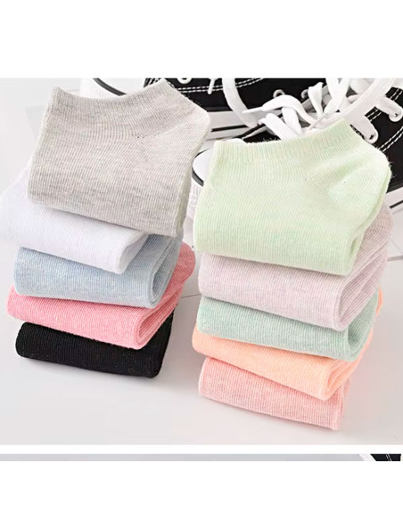 Calcetas Tobilleras para Dama Pastel al Mayoreo | LHESH