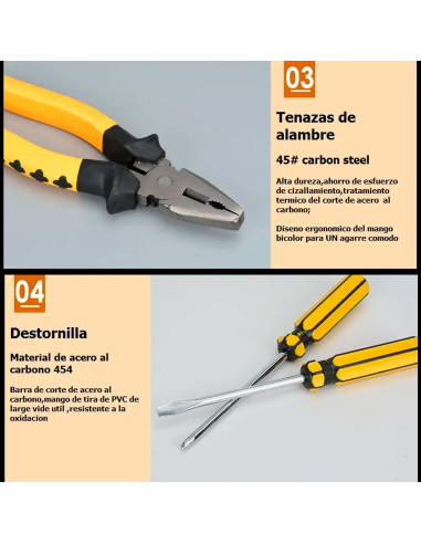 Kit de Herramientas Manuales con Estuche al Mayoreo | LHESH