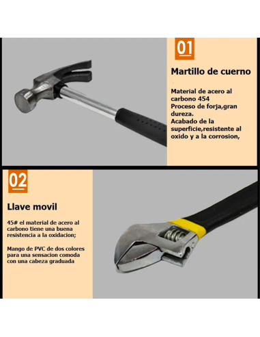 Kit de Herramientas Manuales con Estuche al Mayoreo | LHESH