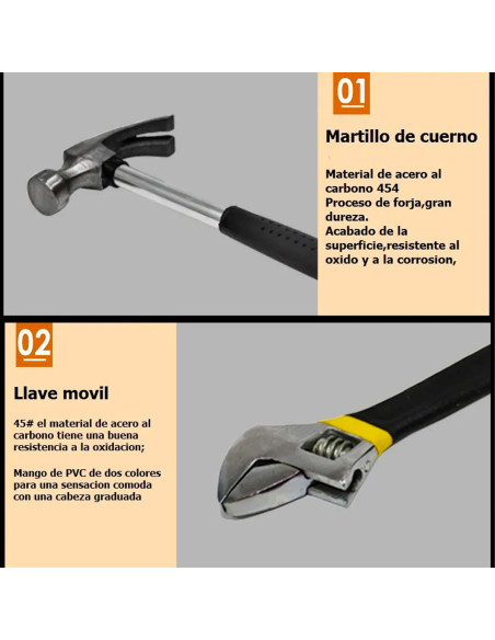 Kit de Herramientas Manuales con Estuche al Mayoreo | LHESH
