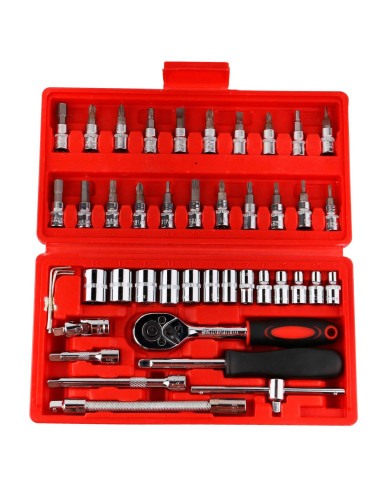Set de Herramientas Mecánicas 46 Piezas al Mayoreo | LHESH
