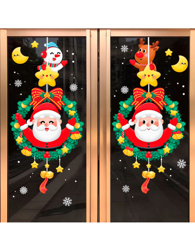 Vinil Navideño Santa con Corona al Mayoreo | LHESH