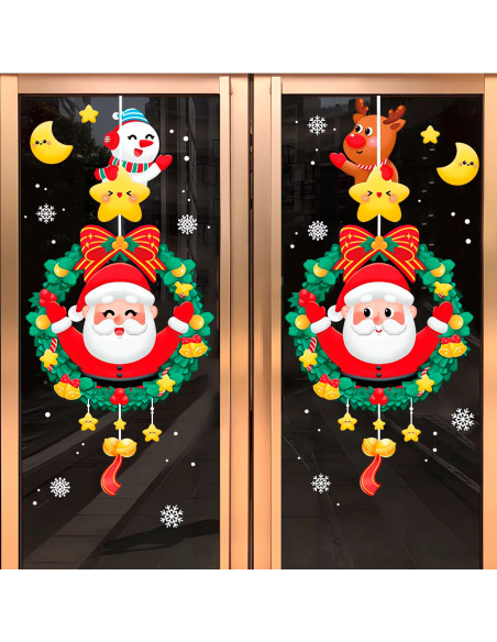 Vinil Navideño Santa con Corona al Mayoreo | LHESH