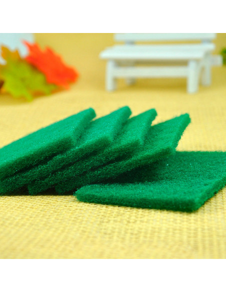 Fibra Verde Abrasiva 12x8 cm al Mayoreo | LHESH
