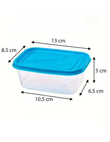 Recipiente Hermético 475 ml (10 Piezas) al Mayoreo | LHESH