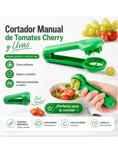 Cortador de Tomate Cherry y Uvas al Mayoreo | LHESH