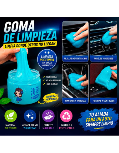 Goma Limpiadora Automotriz Tipo Slime al Mayoreo | LHESH