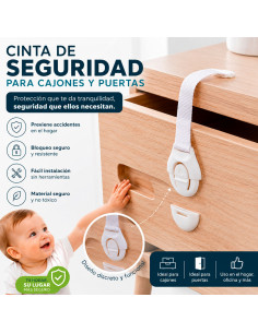 Cinta de Seguridad para Cajones y Puertas al Mayoreo | LHESH