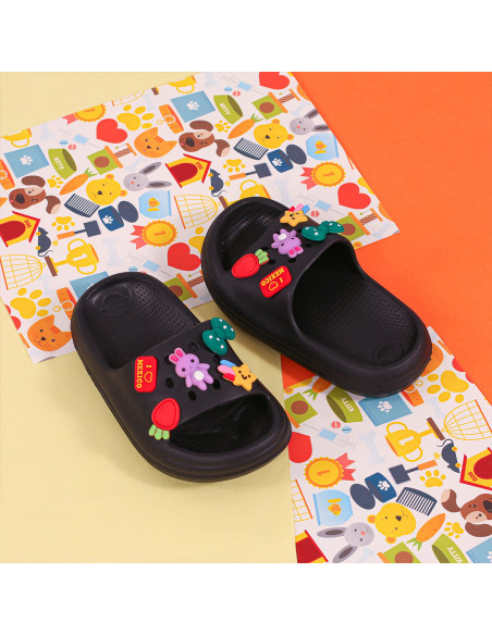 Sandalias Slide para Niñas con Dijes al Mayoreo | LHESH