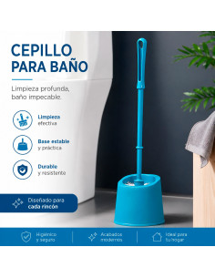 Cepillo para Baño con Base Azul al Mayoreo | LHESH 2