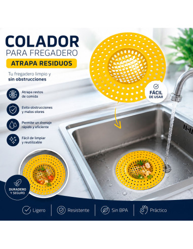 Colador de Plástico para Fregadero al Mayoreo | LHESH