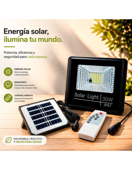 Reflector Solar con Panel Independiente al Mayoreo | LHESH