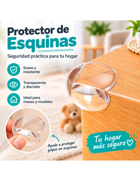 Protector Esquinas Muebles 4 Piezas al Mayoreo | LHESH