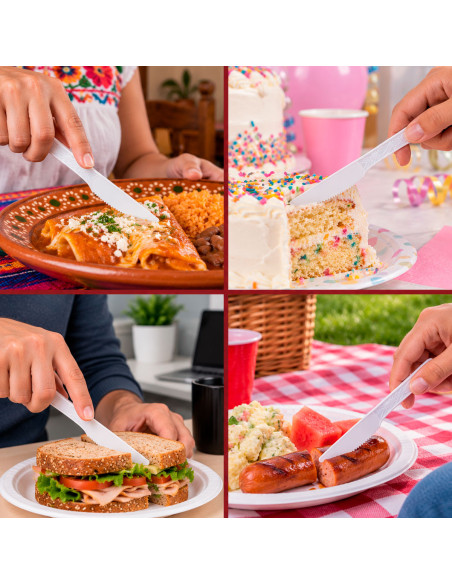 Cuchillos Desechables 10 Piezas al Mayoreo | LHESH
