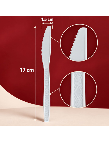 Cuchillos Desechables 10 Piezas al Mayoreo | LHESH