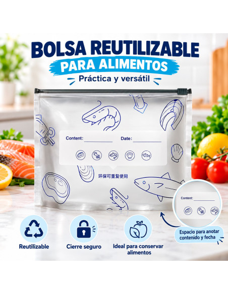 Bolsa Reutilizable 20 x 13 cm al Mayoreo | LHESH