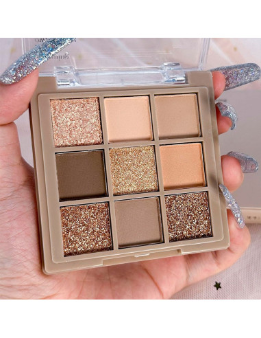 Paleta de Sombras Mugeleen 9 Tonos 05 al Mayoreo | LHESH