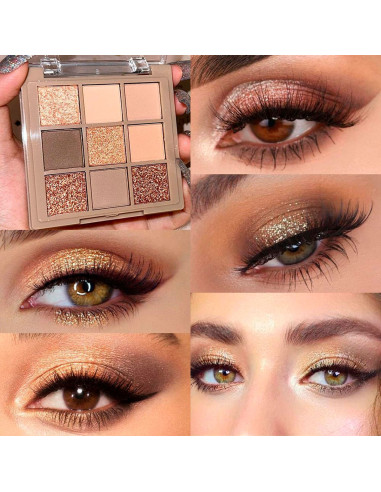 Paleta de Sombras Mugeleen 9 Tonos 05 al Mayoreo | LHESH